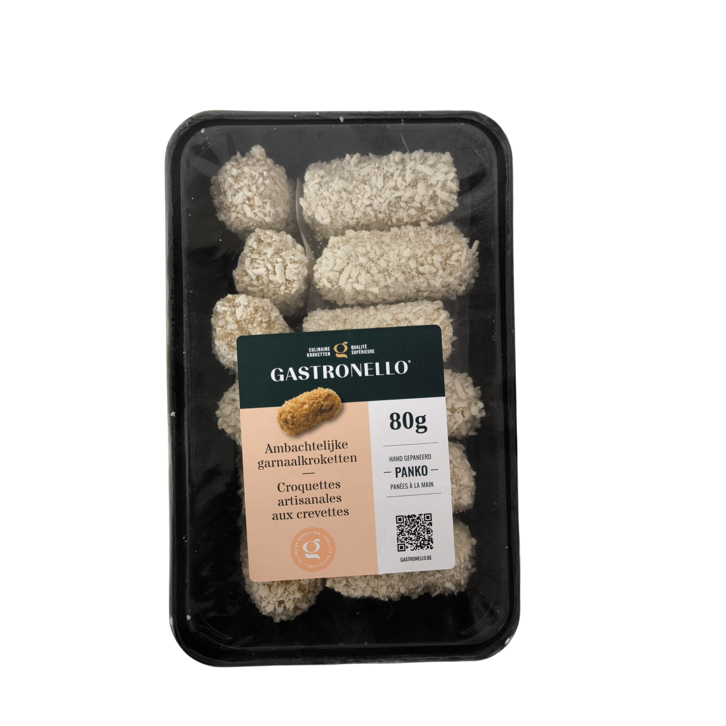 Ambachtelijke Garnaalkroketten PANKO 80gr