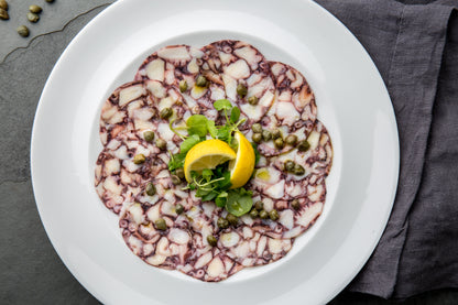 Carpaccio Pulpo (octopus)
